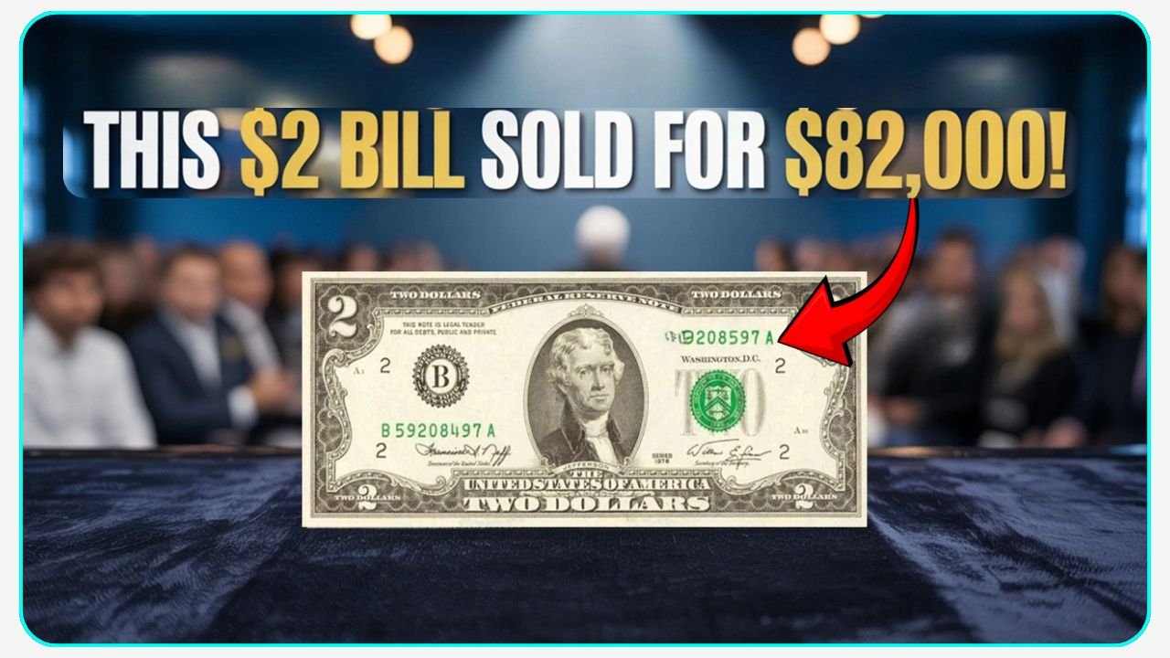 $2 Bicentennial Bill With Rare Palindrome Serial Number Worth $82,000 — Experts Are Stunned!
