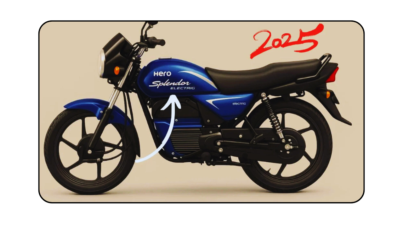 Hero Splendor Electric Bike Launched 2025