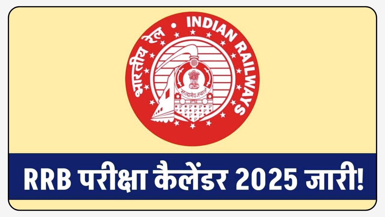 RRB Exam Calendar 2025