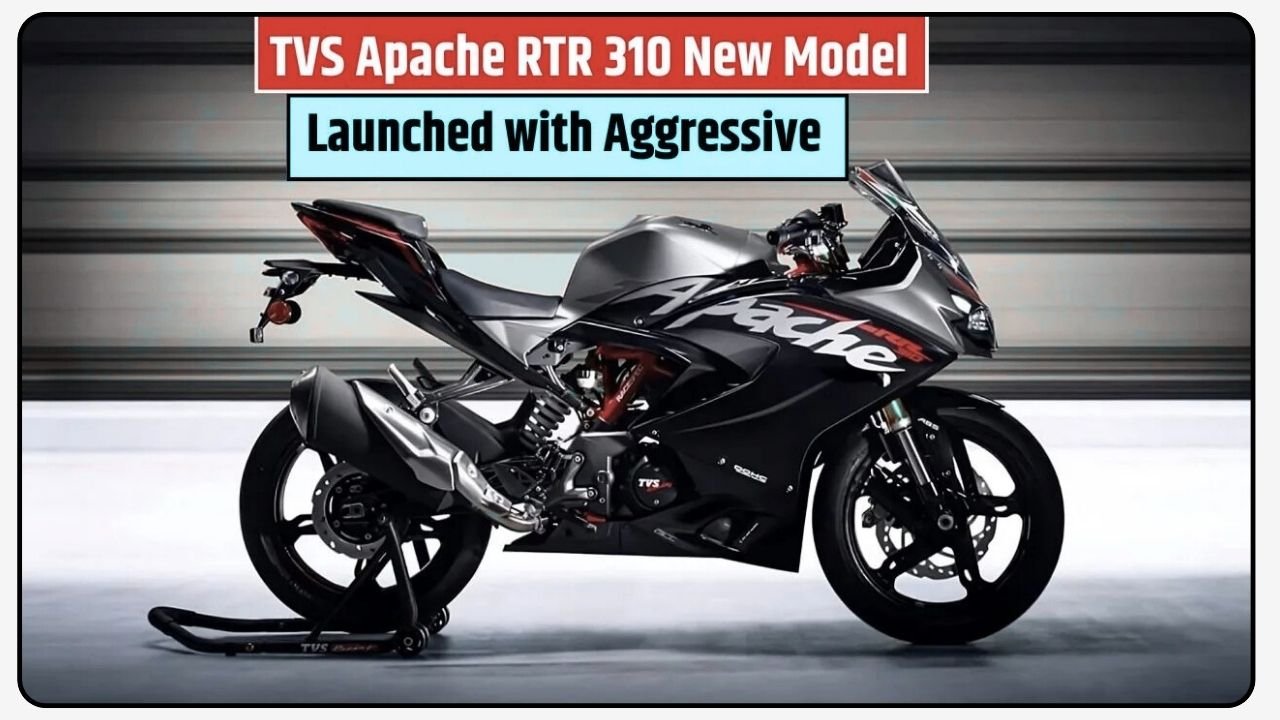 TVS Apache RTR 310 Launched Aggressive Beast with Mind-Blowing Tech Features!